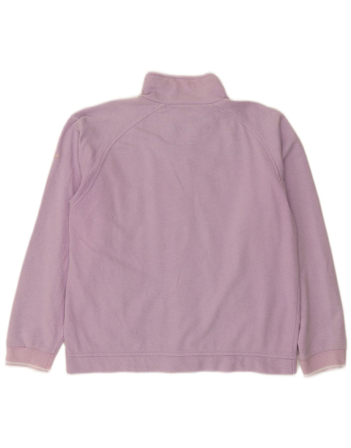 Champion Womens Oversized Tracksuit Top Jacket UK 10 Small Purple