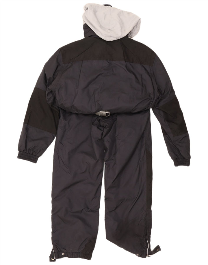 Belfe & Belfe Mens Hooded Ski Jumpsuit Large Navy Blue Colourblock