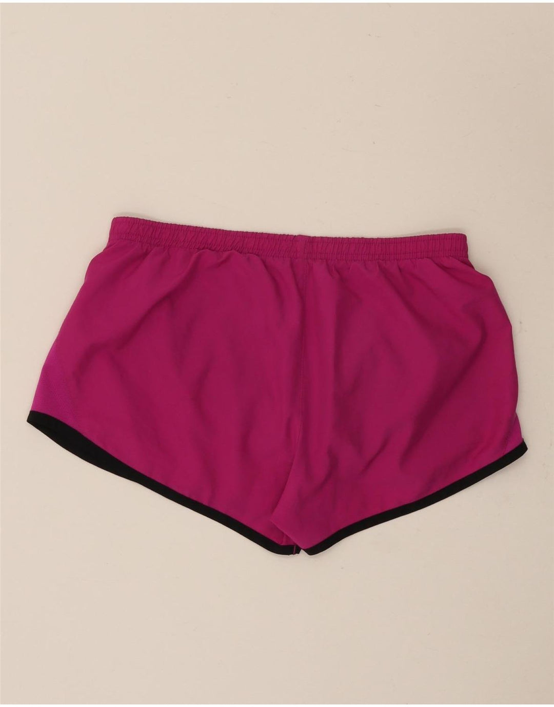 Nike Womens Sport Shorts UK 12 Medium  Purple Polyester