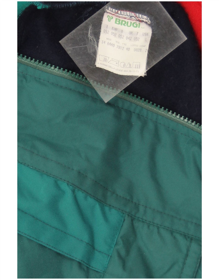 Brugi Herre Windbreaker Jacket UK 42 XL Grøn Polyester