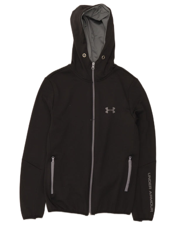 Under Armour Boys Grafisk Træningsdragt med hætte Topjakke 11-12 år Sort