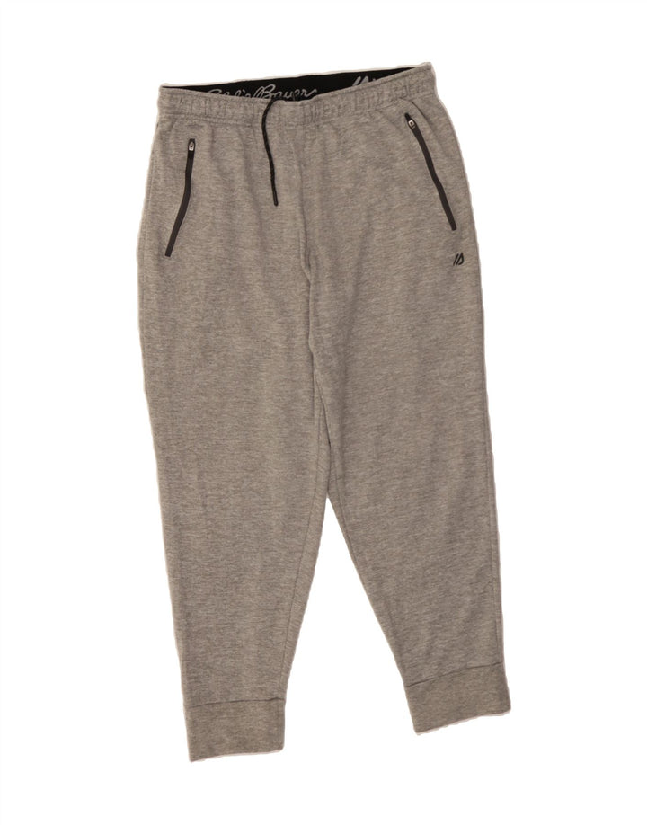 EDDIE BAUER Mens Tracksuit Trousers Joggers Large Grey Vintage Eddie Bauer and Second-Hand Eddie Bauer from Messina Hembry 