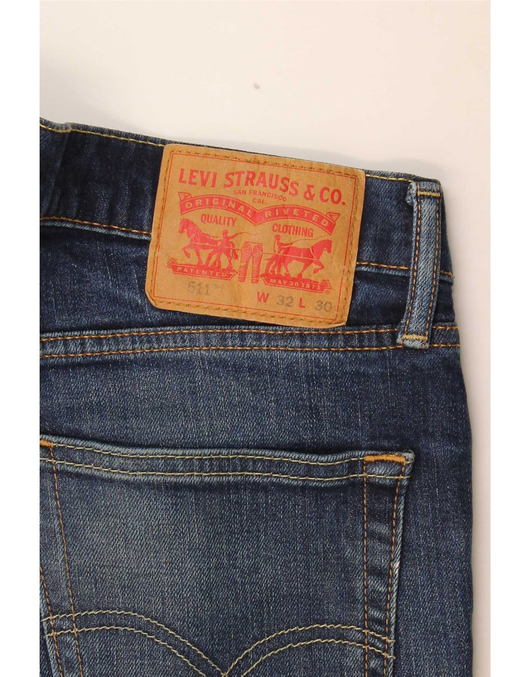 Jeans Levi's 511 Slim da donna W32 L30 in cotone blu navy