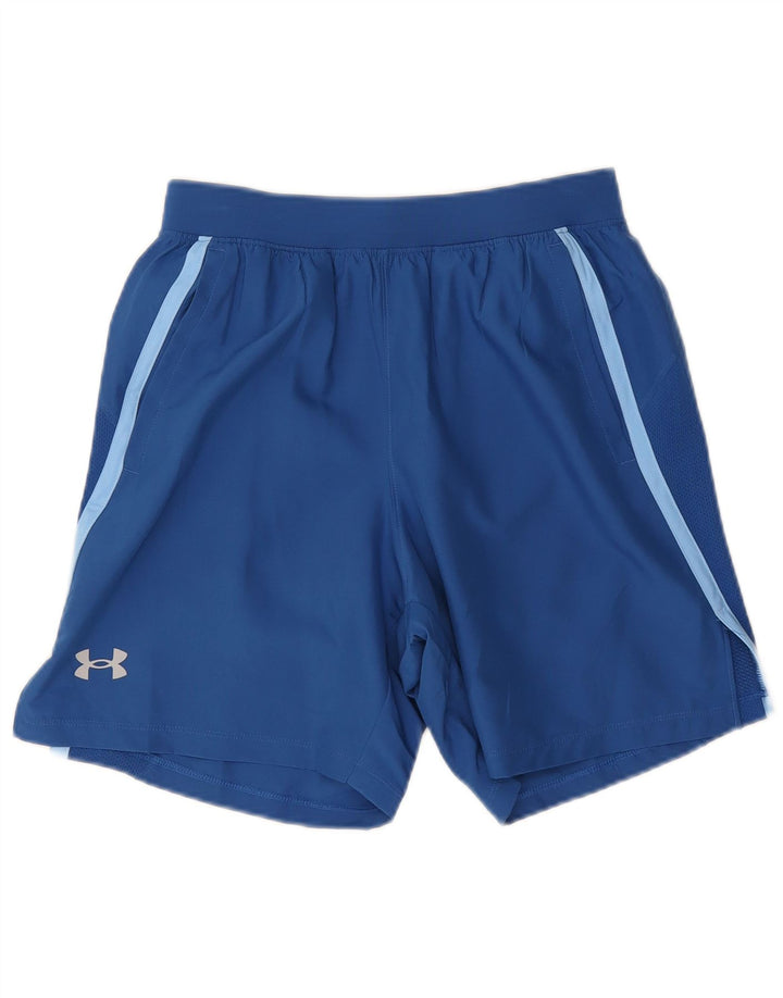Under Armour Mens Sport Shorts Small  Blue Polyester