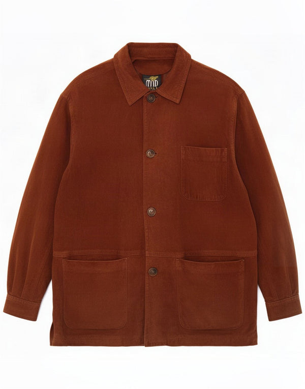 Vintage Veste en daim pour homme UK 40 Large Marron