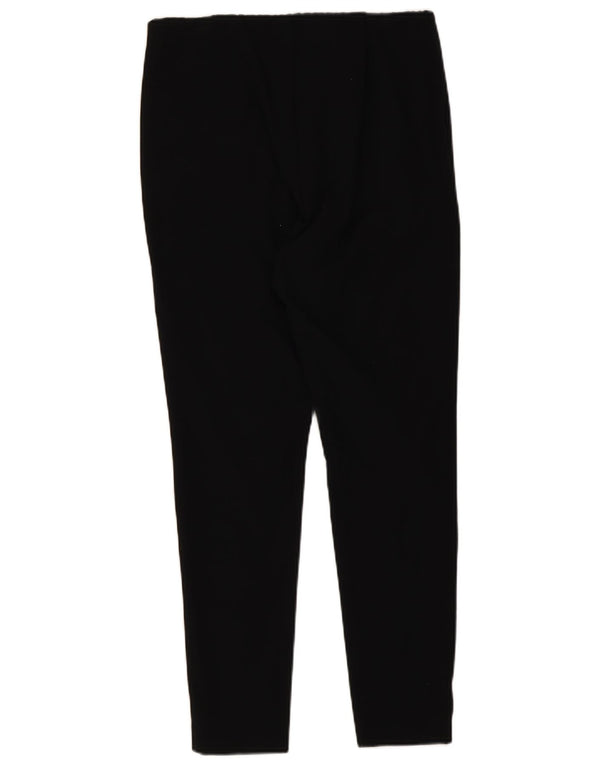Marks & Spencer Womens Tapered Casual Trousers UK 14 Large W30 L26 Black
