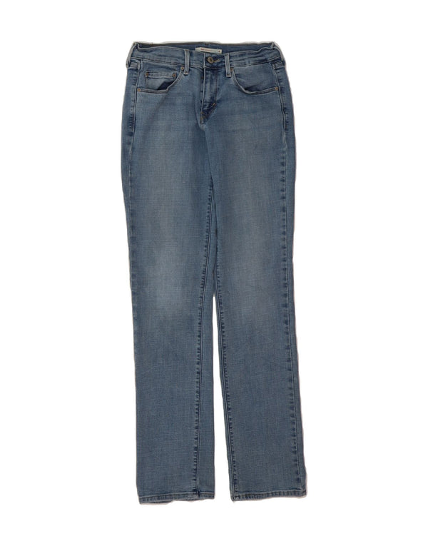 LEVI'S Jeans rectos 505 para mujer US 4 Small W27 L34 Algodón azul