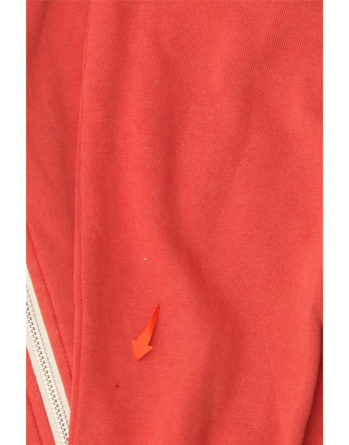 SUN68 Mens Zip Hoodie Sweater Large Red Cotton