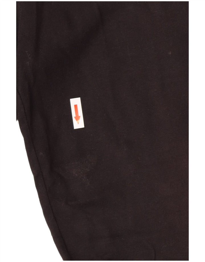 Champion Mens Tracksuit Trousers Joggers Medium  Black Cotton
