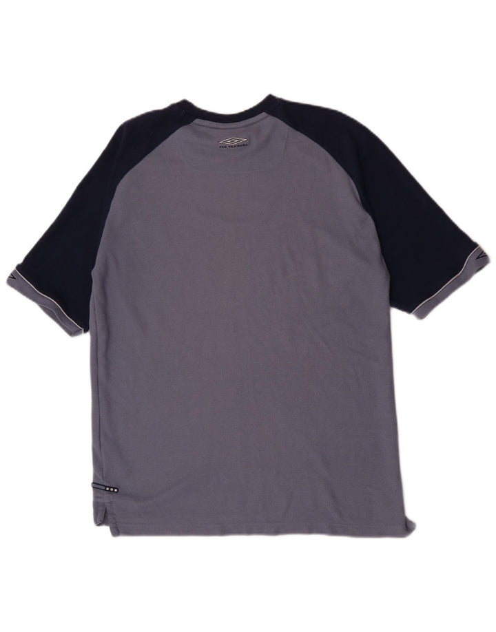 Tricou Umbro pentru bărbați Top mare, albastru, poliester color bloc