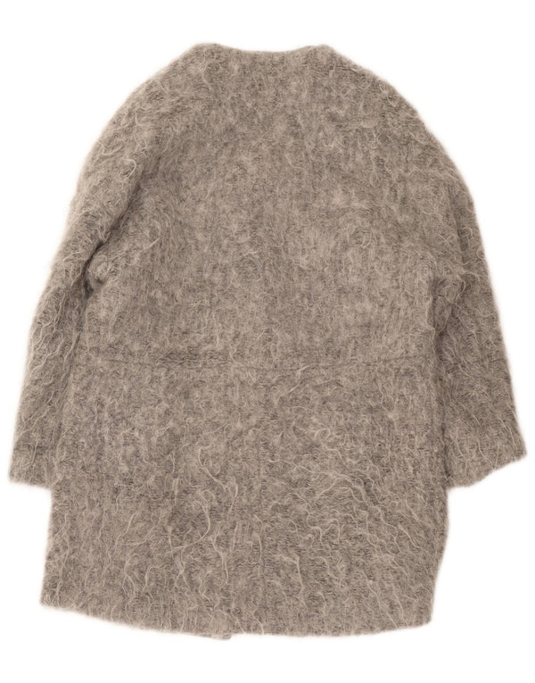 Sobretudo feminino Zara UK 14 cinza médio