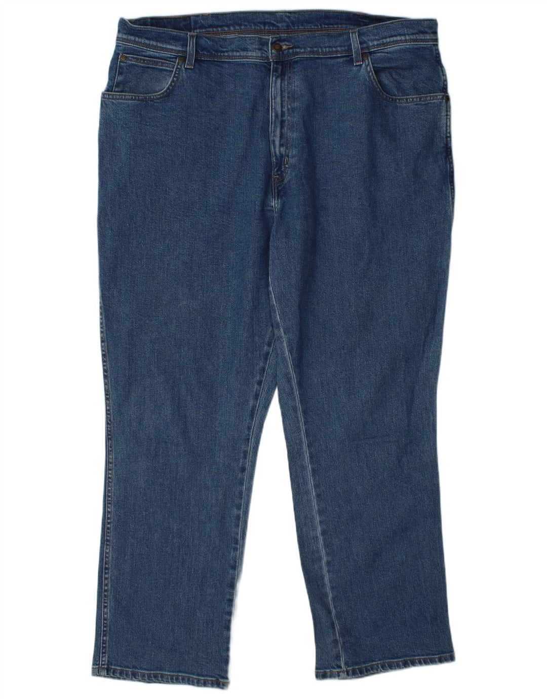 WRANGLER Jean droit coupe régulière homme W42 L30 bleu coton