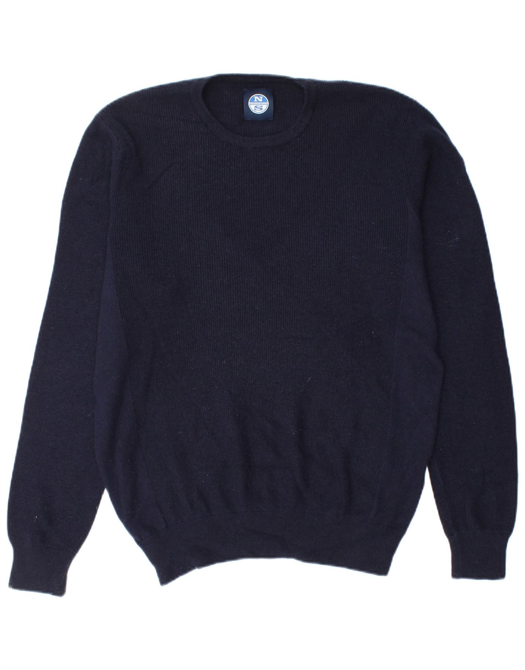 Maglione maglione girocollo da uomo North Sails in cotone blu navy medio