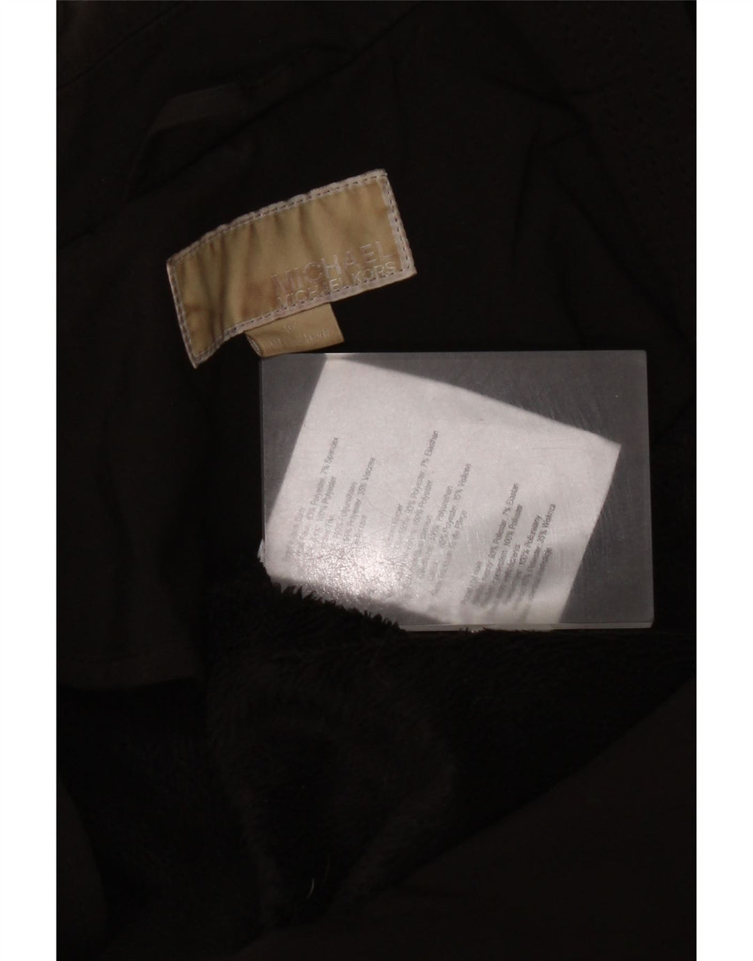 Michael Kors Veste militaire pour femme UK 18 XL Noir Polyester