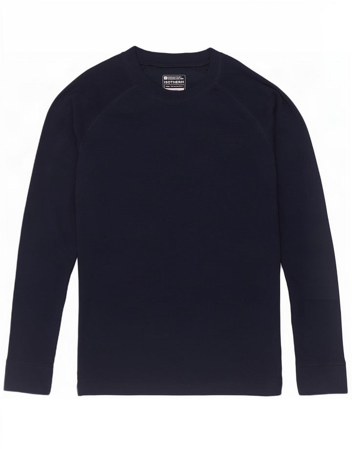 Mountain Warehouse Γυναικείο τοπ μακρυμάνικο UK 12 Medium Navy Blue Polyester