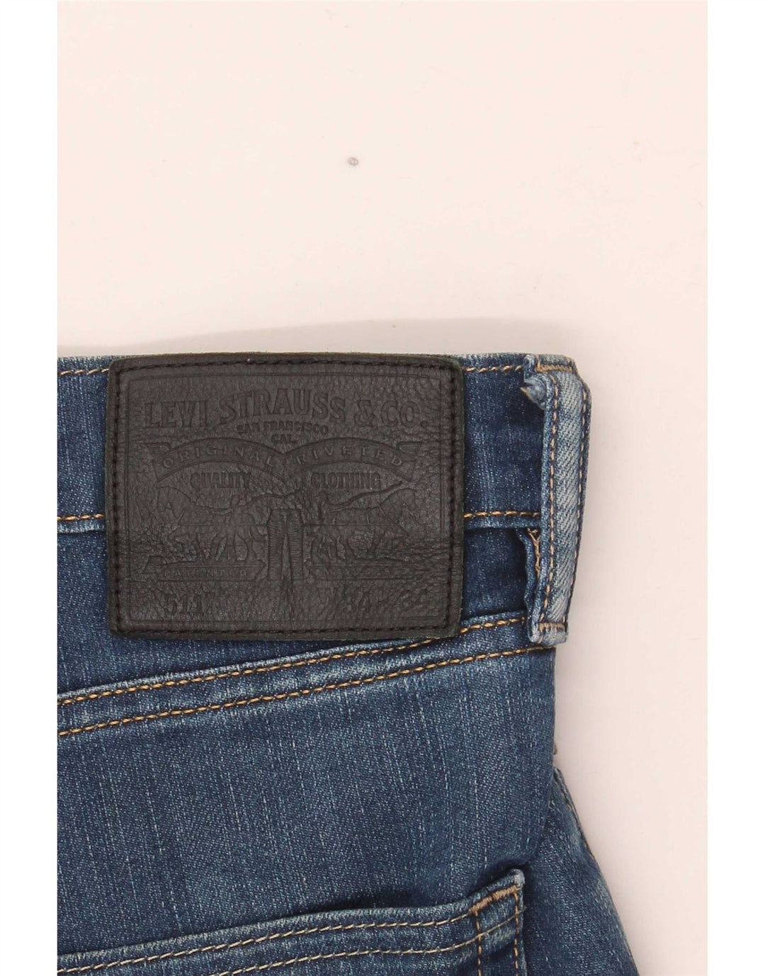 Calça Jeans Levis 511 Slim Masculina W34 L34 Azul Algodão