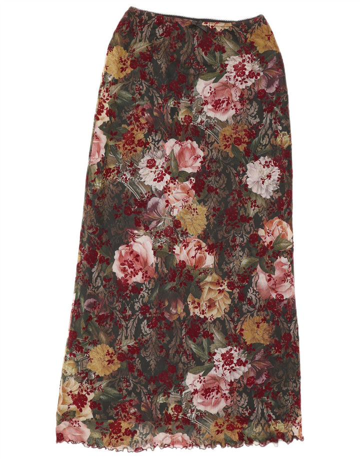 Urban Outfitters Womens Maxi Skirt Small W26 Multicoloured Floral Polyester