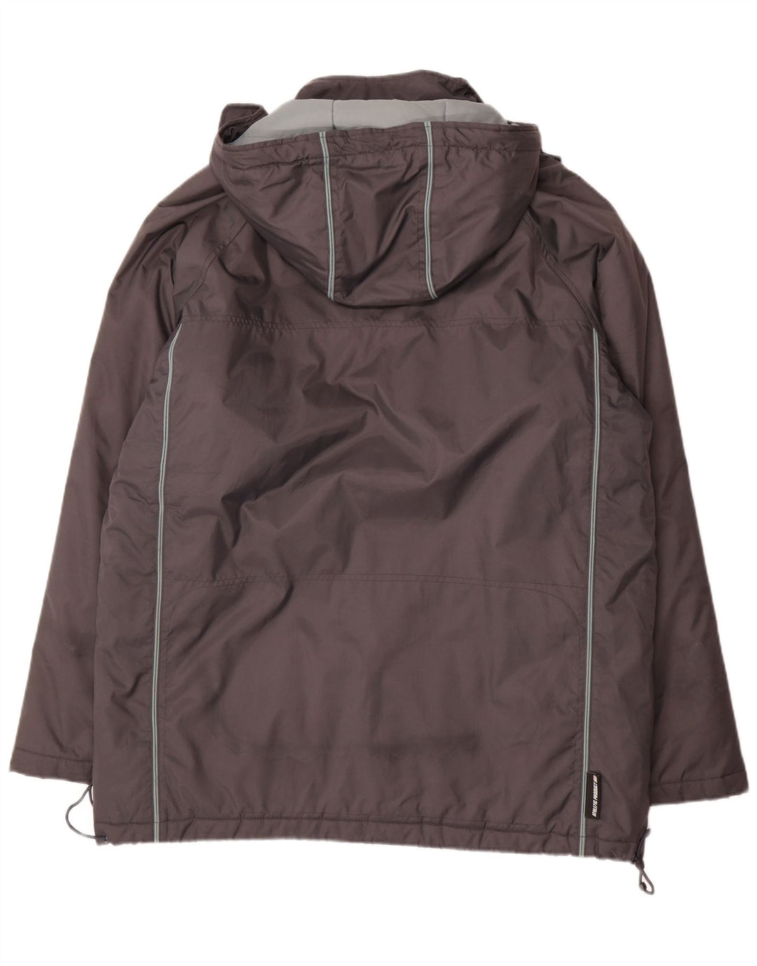 Nike Mens Hooded Windbreaker Jacket UK 42/44 Large Grey Nylon
