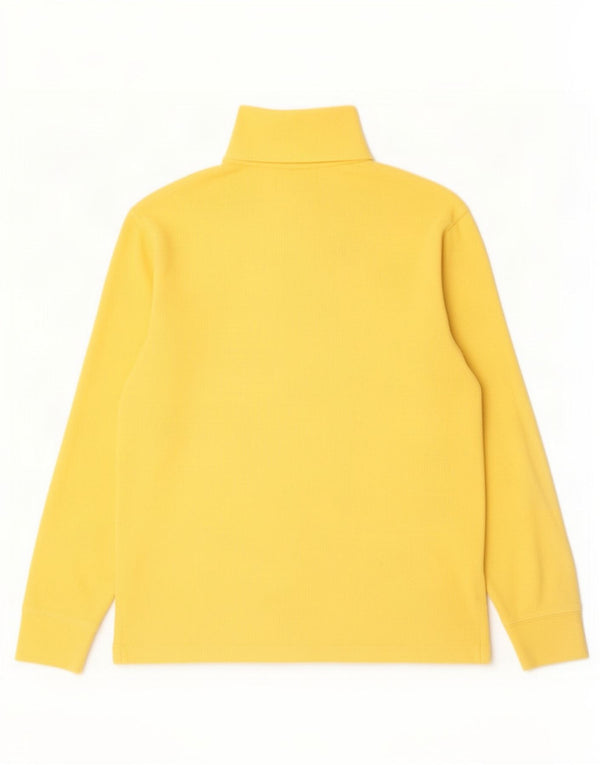 Męska bluza z zamkiem błyskawicznym Polo Ralph Lauren, średnia żółta bawełna