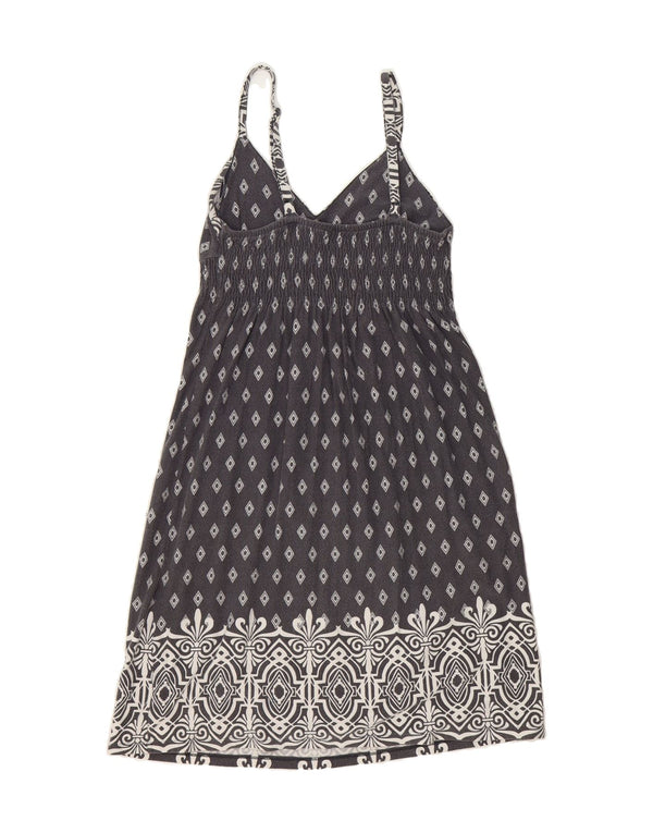ATHLETA Womens Sundress UK 12 Medium Black Paisley Cotton