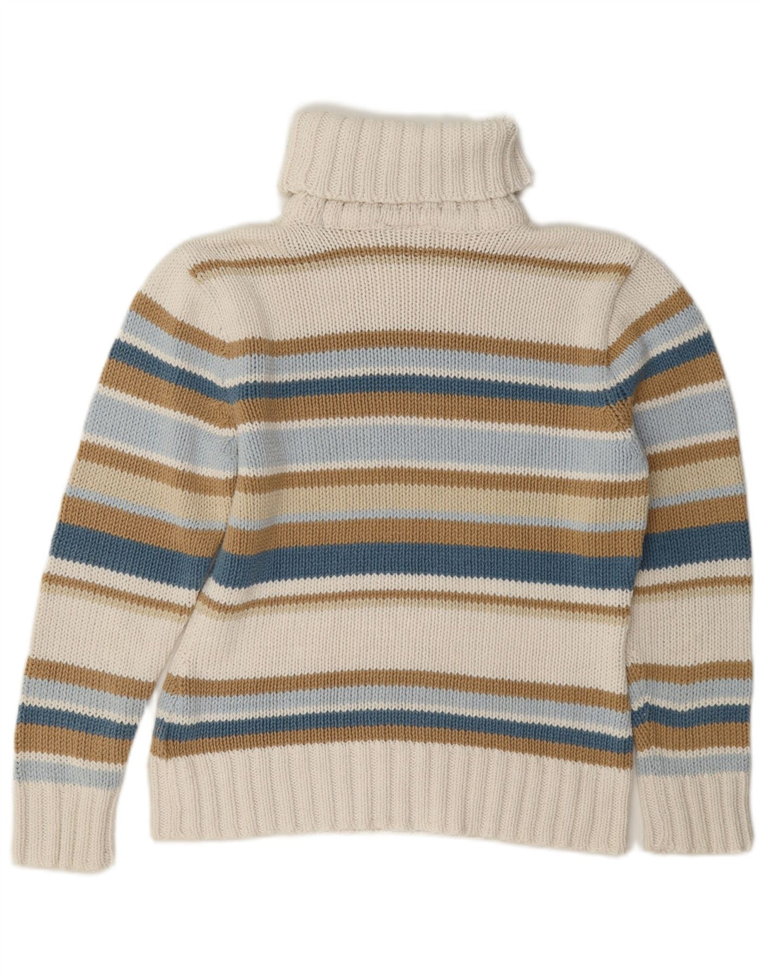 Yessica Womens Roll Neck Jumper Sweater UK 14 Medium Multicoloured Striped