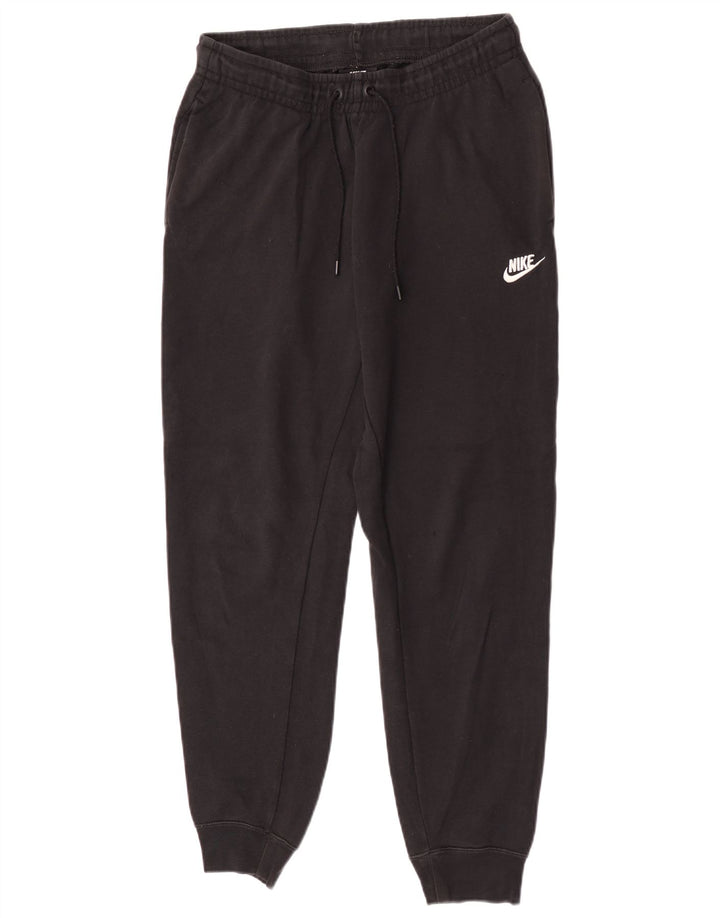 Nike Mens Tracksuit Trousers Joggers Small Black Cotton