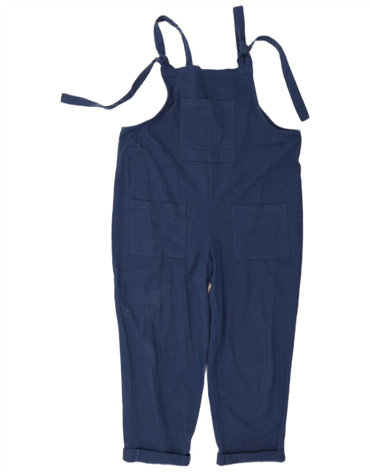 Lucy & Yak Mens Tapered Dungarees Trousers Medium Navy Blue