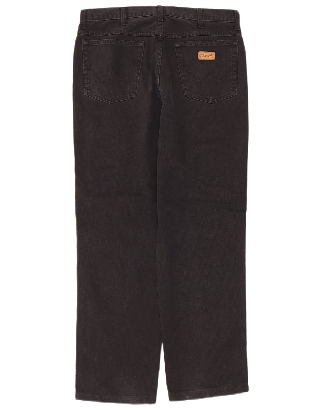 Wrangler Mens Straight Casual Trousers W32 L30 Black