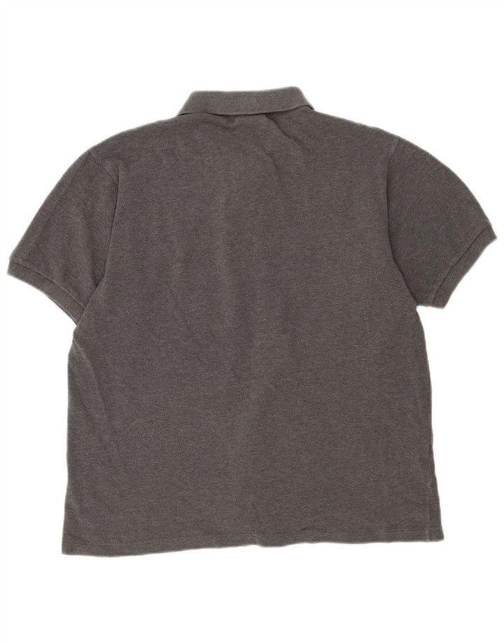 Lacoste Mens Polo Shirt Size 5 Large Grey Cotton