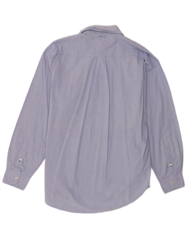 Camicia da uomo Tommy Hilfiger XL in cotone a quadri blu
