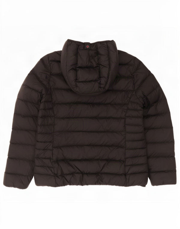 Canadiens Chaqueta acolchada con capucha para mujer UK 20 2XL Poliamida negra