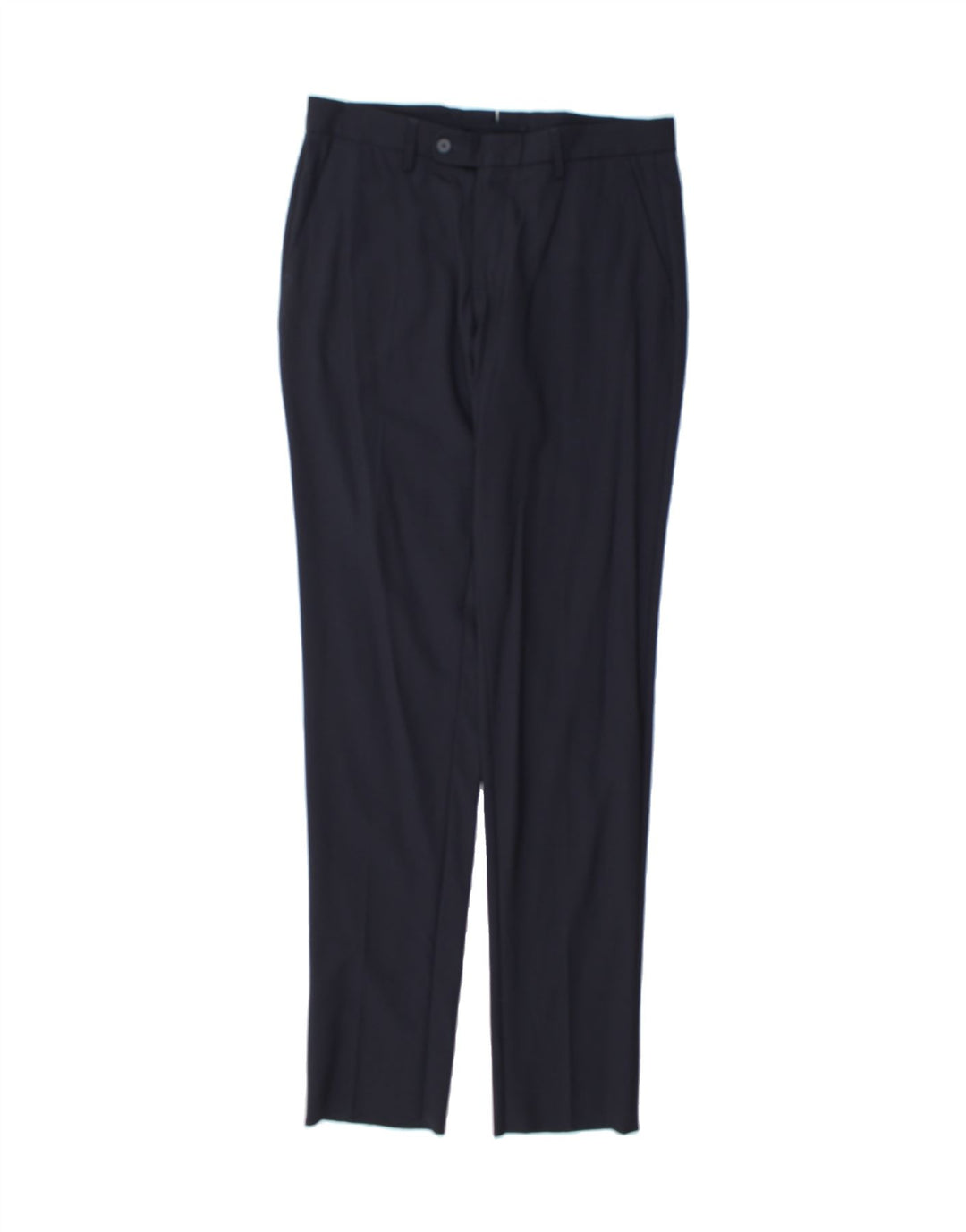MASSIMO DUTTI Mens Slim Suit Trousers EU 40 Medium W31 L36 Navy Blue Vintage Massimo Dutti and Second-Hand Massimo Dutti from Messina Hembry 