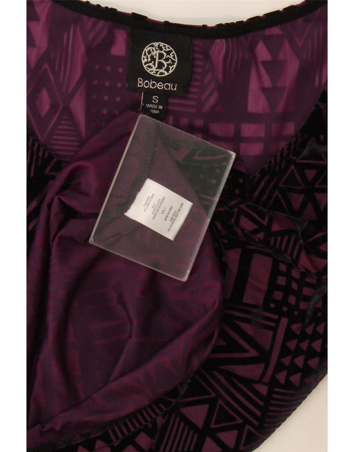 Camicetta da donna Bobedu Top UK 10 Piccolo poliestere geometrico viola