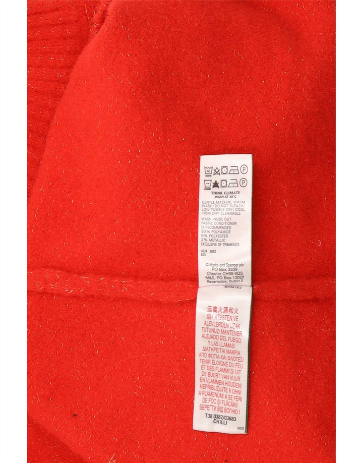 Pulover cu gât țestoasă pentru femei Marks & Spencer UK 16 Large Red