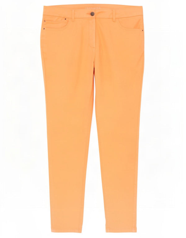 Marks & Spencer Damen Skinny Freizeithose UK 20 2XL W38 L30 Orange