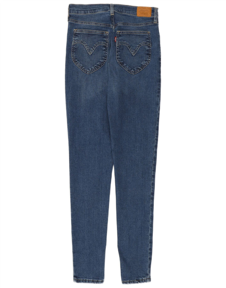 Levi's Womens Skinny Jeans W27 L30 Blue Cotton
