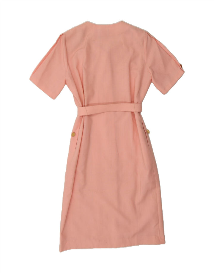 MARCELLE GRIFFON Womens Short Sleeves Shirt Dress EU 38 Medium Pink Vintage Marcelle Griffon and Second-Hand Marcelle Griffon from Messina Hembry 