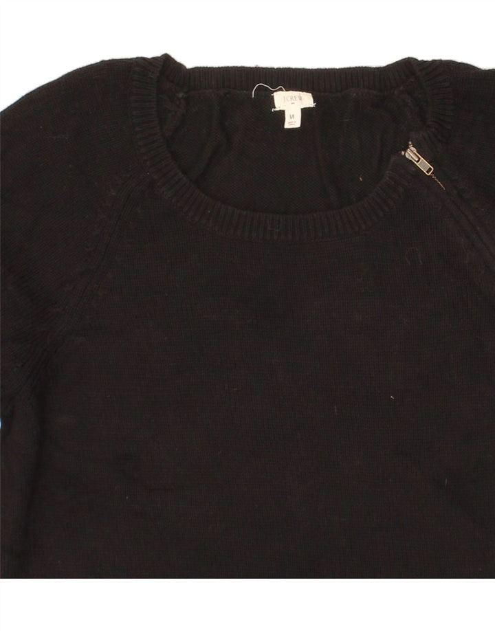 J. CREW Womens Crew Neck Jumper Sweater UK 12 Medium Black Vintage J. Crew and Second-Hand J. Crew from Messina Hembry 