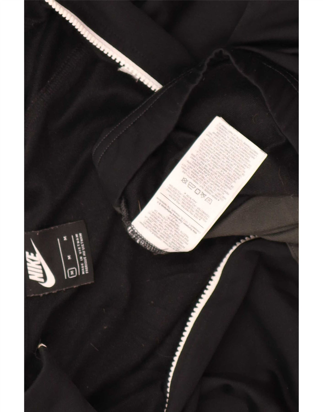 Nike Mens Regular Fit Tracksuit Top Jacket Medium Black Colourblock Sports