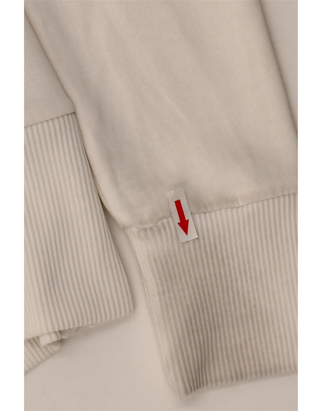 Guess Womens Tracksuit Top Jacket UK 18 XL White Cotton