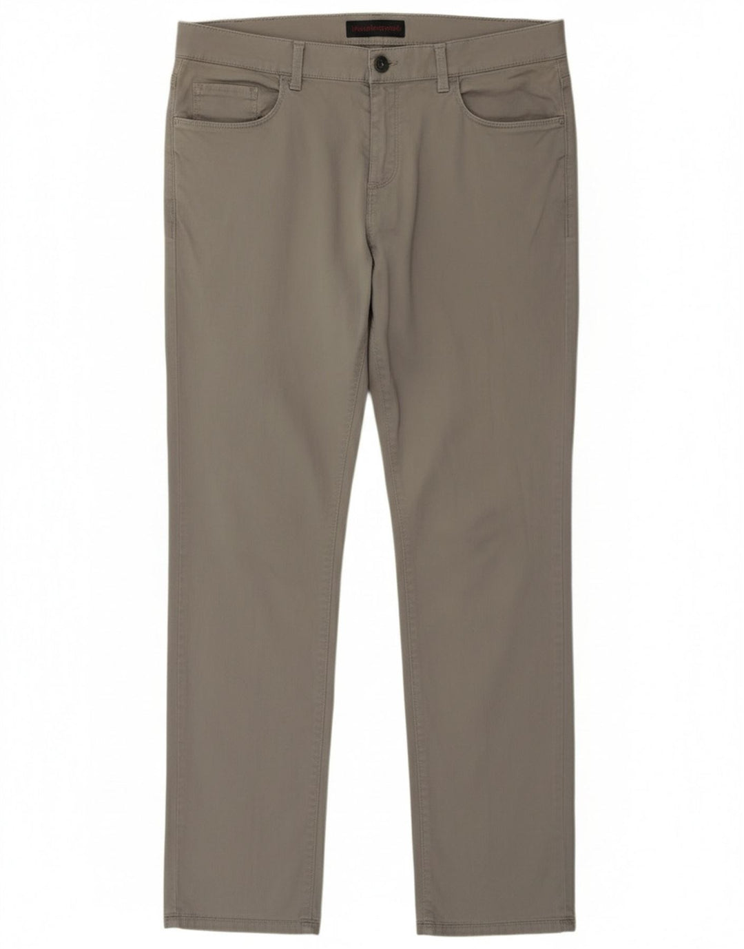 Trussardi Womens Slim Casual Trousers W37 L31 Grey