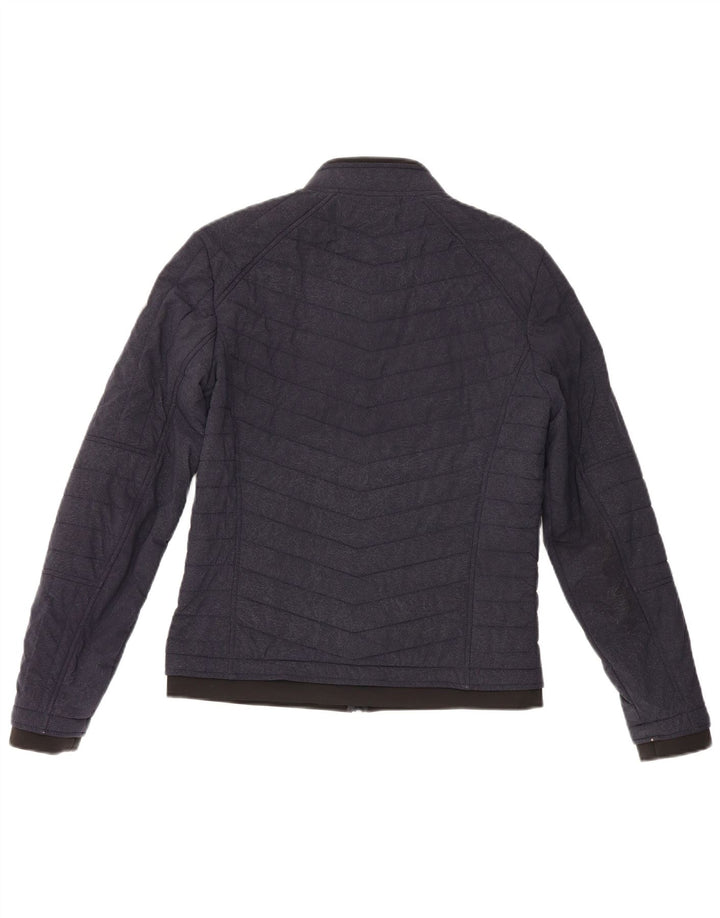 Guess Veste matelassée pour homme UK 36 Small Bleu marine