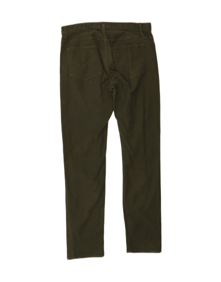 J. CREW Womens Flex Slim Casual Trousers W31 L32 Khaki Cotton Vintage J. Crew and Second-Hand J. Crew from Messina Hembry 