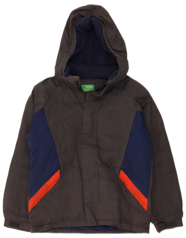 Jaqueta corta-vento para meninos Mountain Warehouse 9-10 anos cinza colorblock