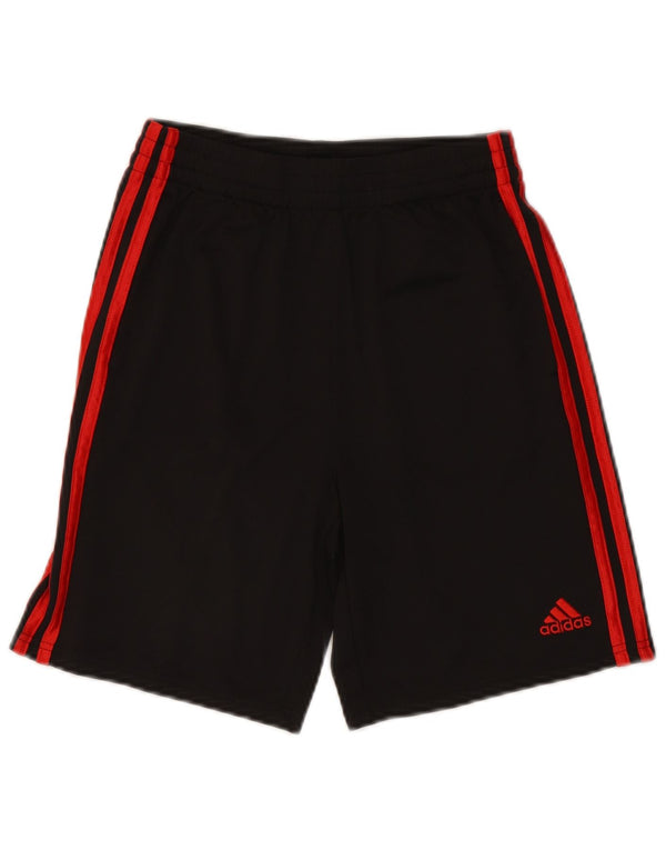 Adidas Boys Sport Shorts 14-15 Years Large Black Polyester