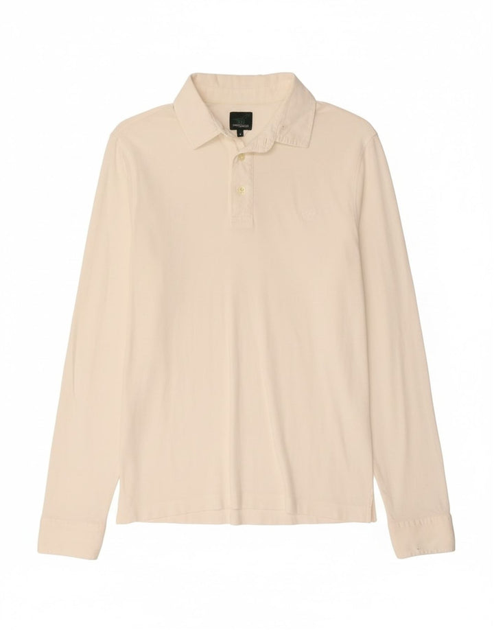 Henry Cottons Mens Pullover Shirt UK 14 Medium White