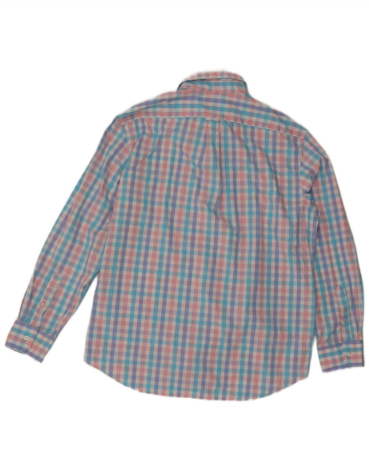 Izod Herrenhemd XL, mehrfarbig, Gingham-Baumwolle