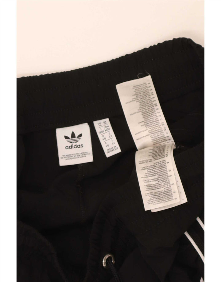 Damskie spodnie dresowe Adidas Crop UK 14 Średni czarny poliester