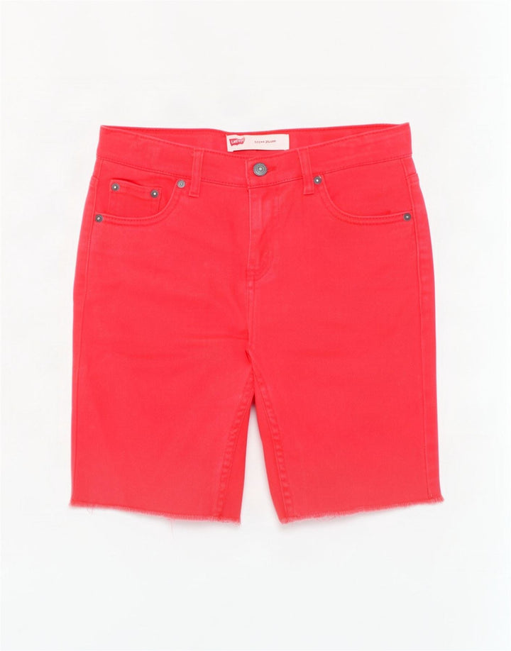 Levi's Ragazzi 511 Pantaloncini di jeans 13-14 anni W28 Cotone rosso
