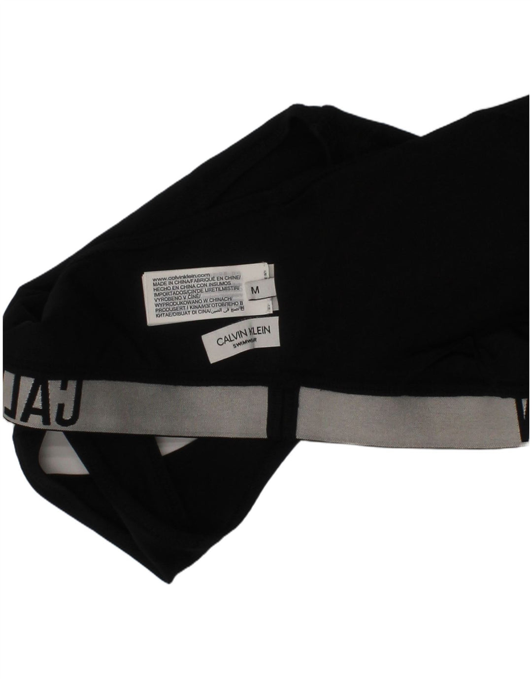 Reggiseno sportivo grafico da donna Calvin Klein Top medio nero in poliammide